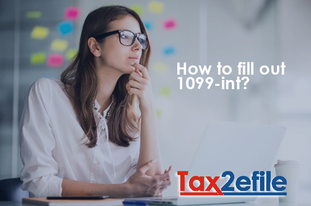 how to fill 1099 interest income form